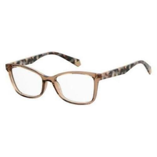 Polaroid Eyeglasses For Women Cat Eye/butterfly Beige 52-15-145