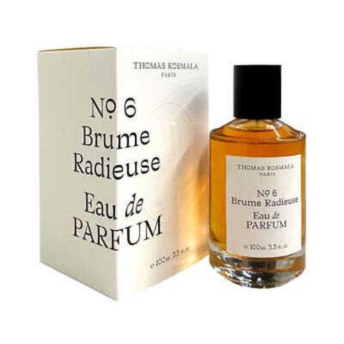 No.6 Brume Radieuse by Thomas Kosmala Perfume Unisex Edp 3.3 / 3.4 oz