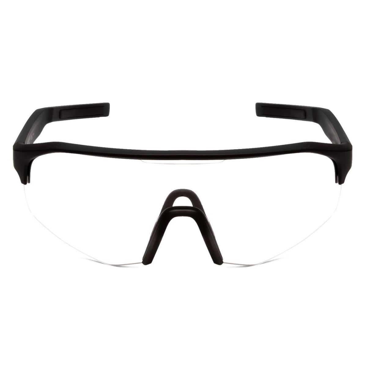 Bolle Lightshifter XL Wrap Designer Sunglasses in Matte Black/clear Silver 144mm - Frame: , Lens: