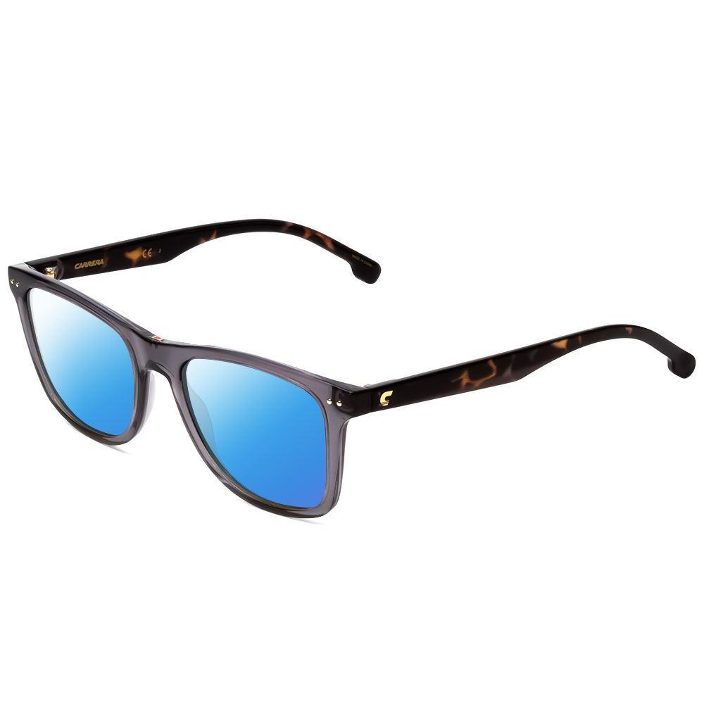 Carrera 2022T Unisex Classic Polarized Sunglasses in Crystal Grey 51mm 4 Options Blue Mirror Polar