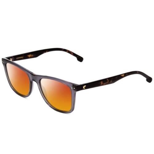 Carrera 2022T Unisex Classic Polarized Sunglasses in Crystal Grey 51mm 4 Options Red Mirror Polar