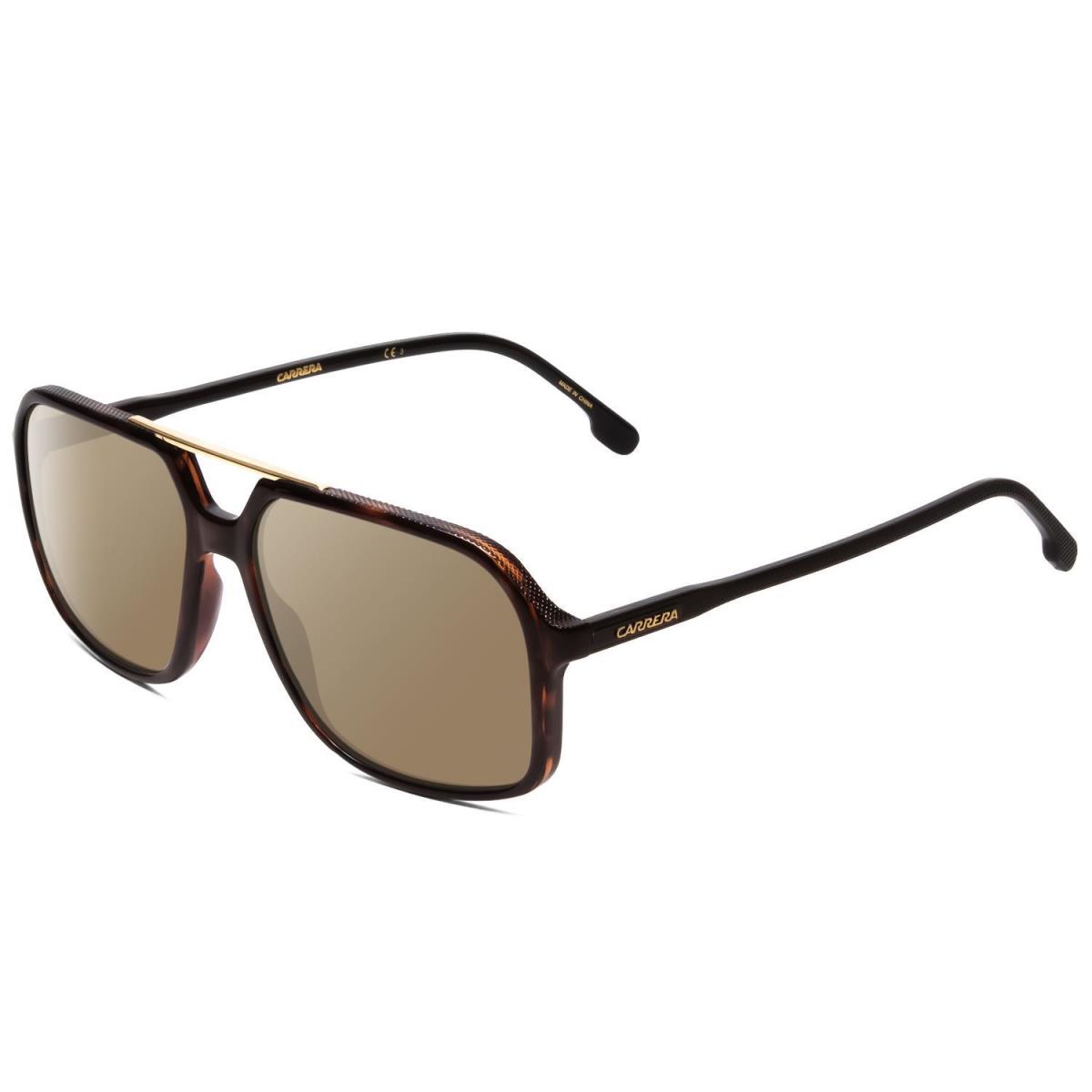 Carrera 229-S Unisex Polarized Sunglasses in Tortoise Brown Gold 59 mm 4 Options