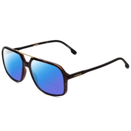 Carrera 229-S Polarized Bi-focal Sunglasses Tortoise Brown Gold 59 mm 41 Options Blue Mirror