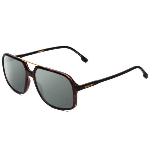 Carrera 229-S Polarized Bi-focal Sunglasses Tortoise Brown Gold 59 mm 41 Options Grey
