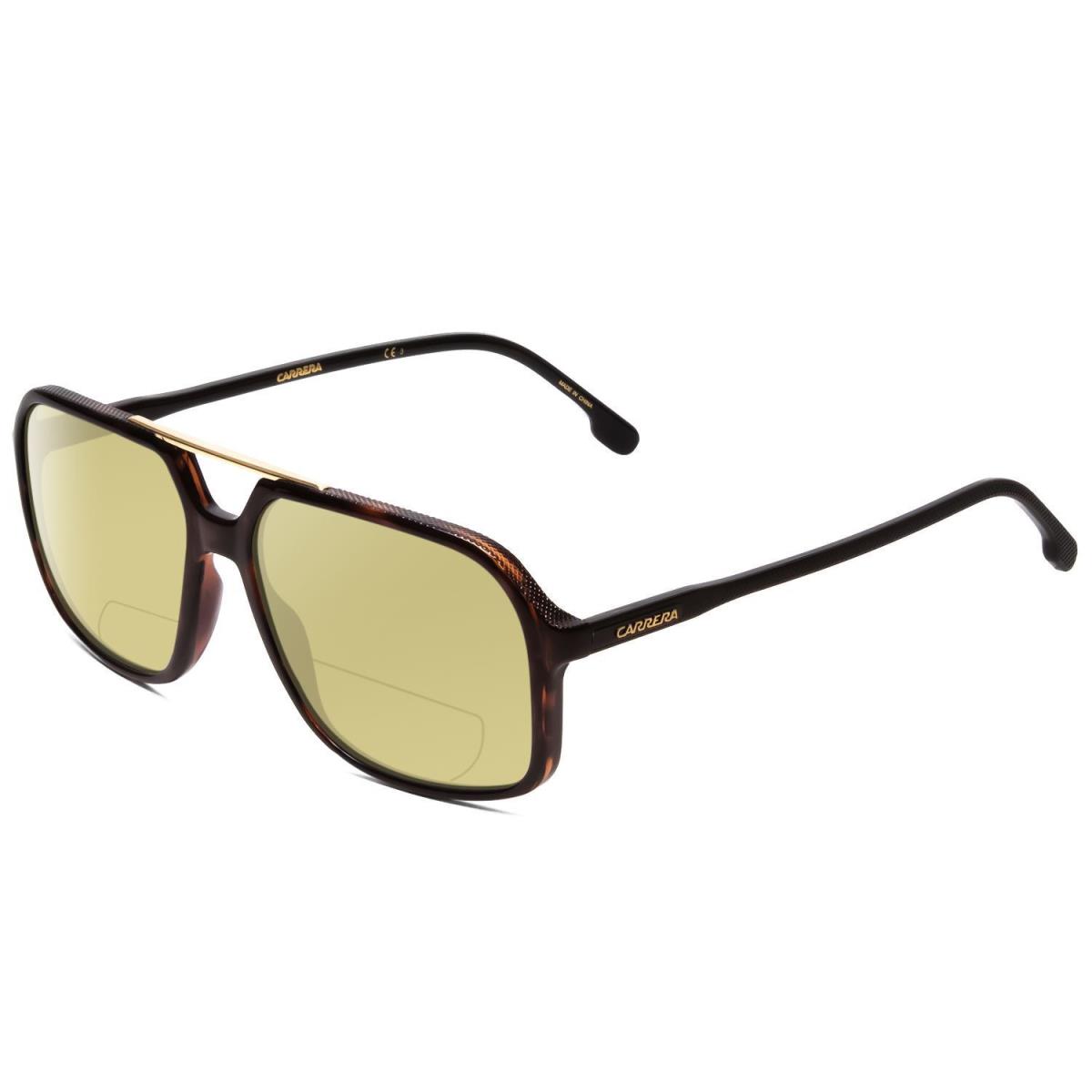 Carrera 229-S Polarized Bi-focal Sunglasses Tortoise Brown Gold 59 mm 41 Options Yellow