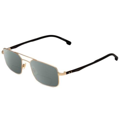 Carrera 8845-A0Z Aviator Polarized Bi-focal Sunglasses Matte Gold 53mm 41 Option