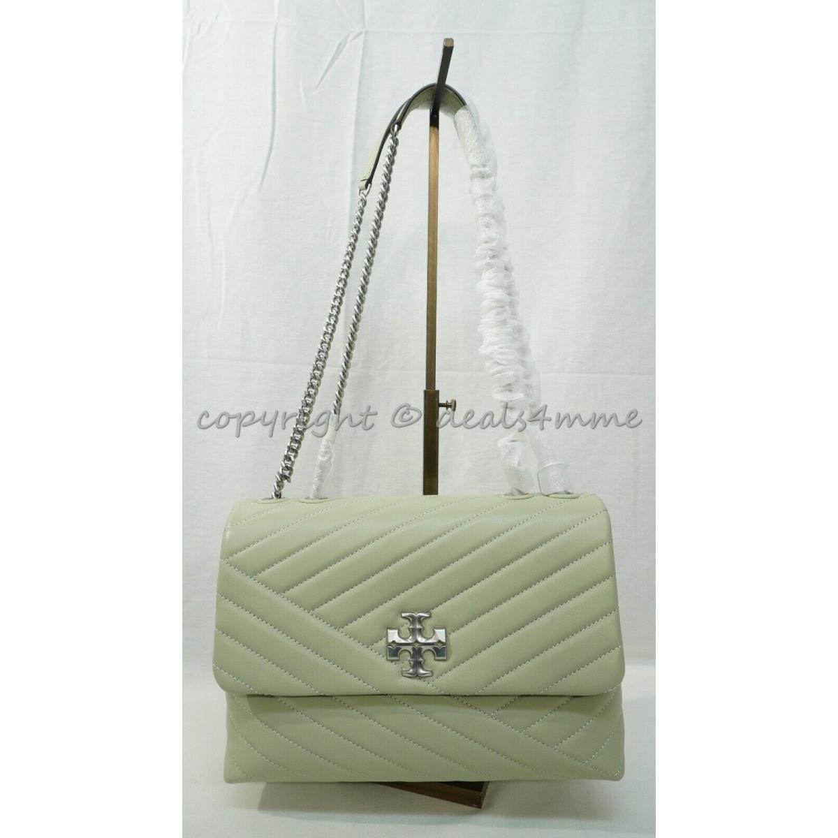 Tory Burch Kira Chevron Shoulder Bag or Continental/bi-fold Wallet in Pine Frost Kira Shoulder Bag