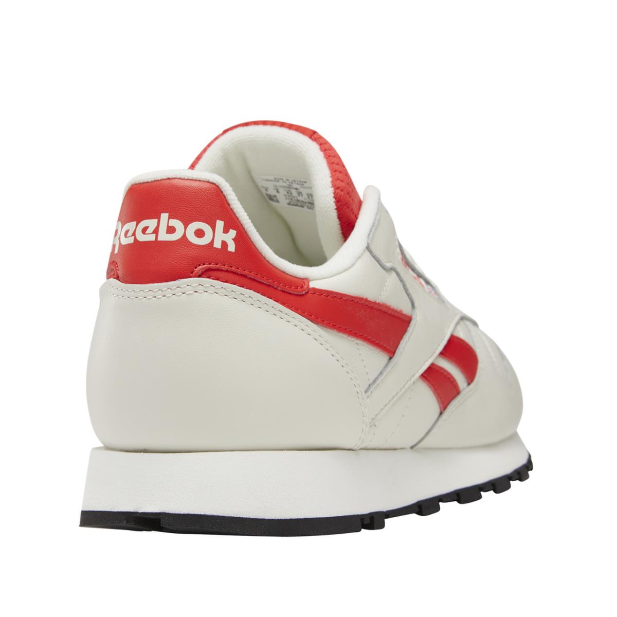 Reebok shoes Classic Leather - Chalk/Rad Red 2