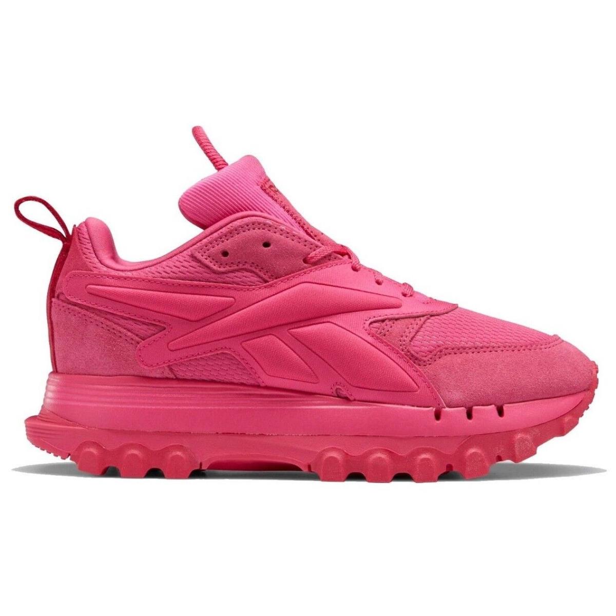 Reebok Cardi B Classic Leather V2 Women`s Shoes All Colors US Sizes 6-11 Pink Fusion/Pink Fusion/Pink Fusion