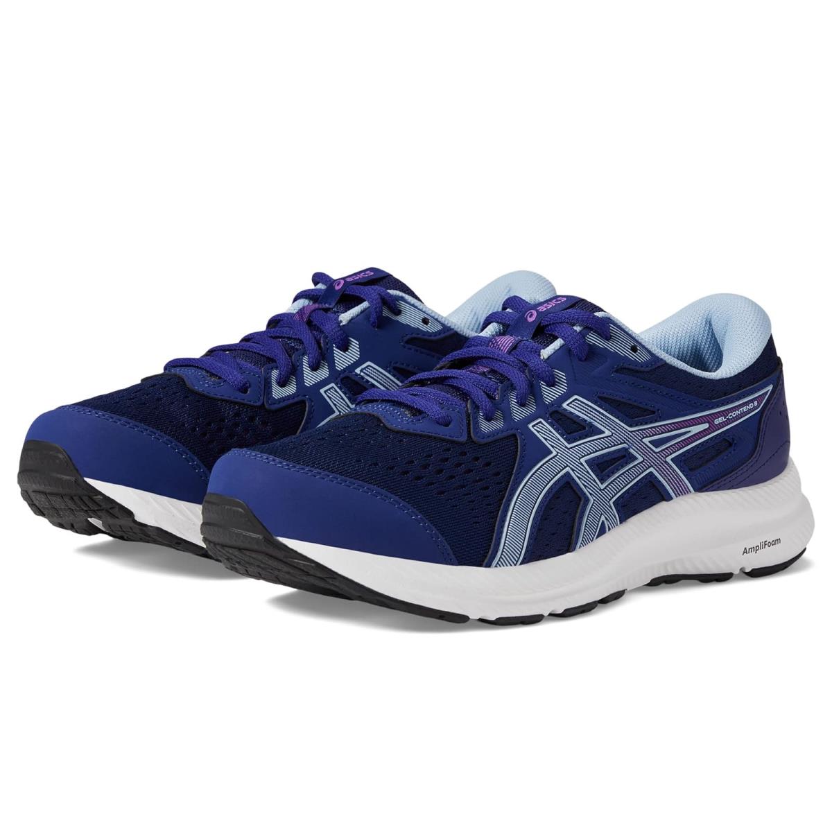 Man`s Sneakers Athletic Shoes Asics Gel-contend 8 Dive Blue/Soft Sky