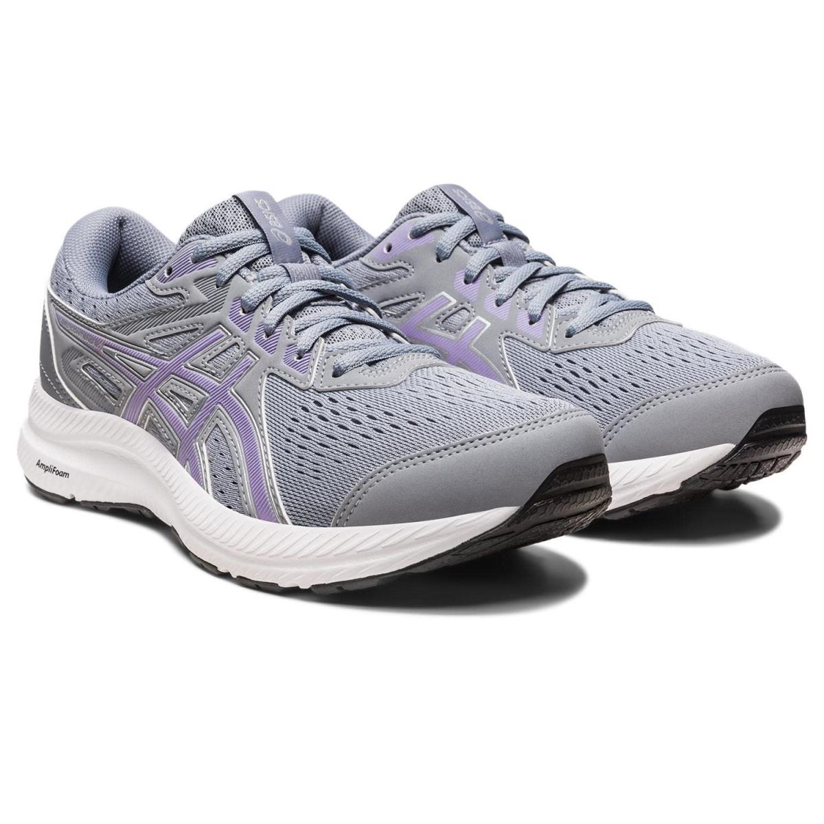 Man`s Sneakers Athletic Shoes Asics Gel-contend 8 Sheet Rock/Digital Violet