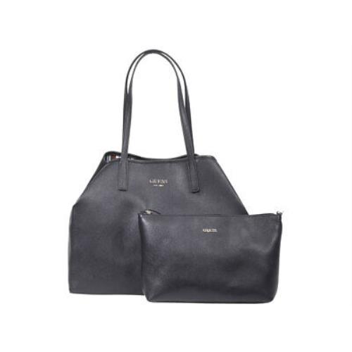 Guess Women`s Vikky Large Black Tote Handbag Set