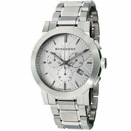 Burberry The City BU9350 Stainless Steel Chronograph Dial Men`s Watch