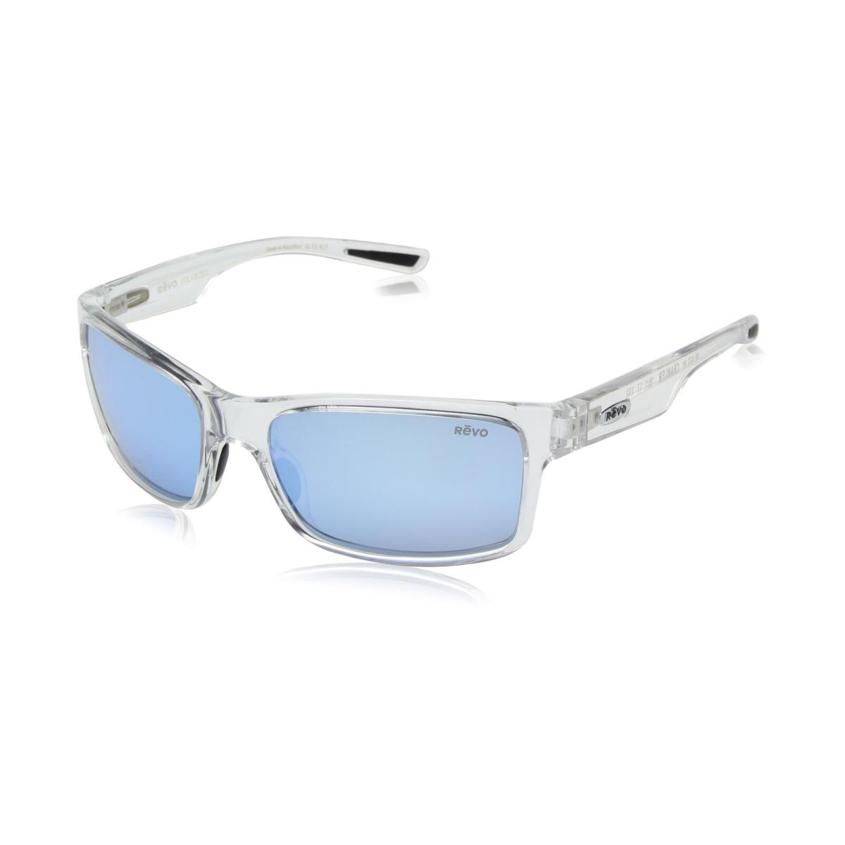 Revo Sunglasses Crawler: Polarized Performance Rectangle Sport Wrap Frame