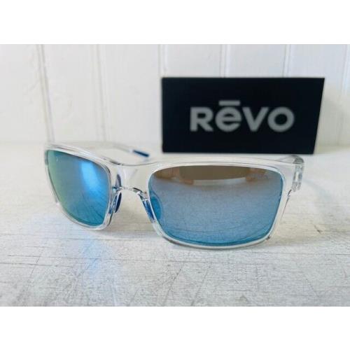 Revo RE1027 09 BL Crawler Crystal w Polarized Blue Water Lenses Suns