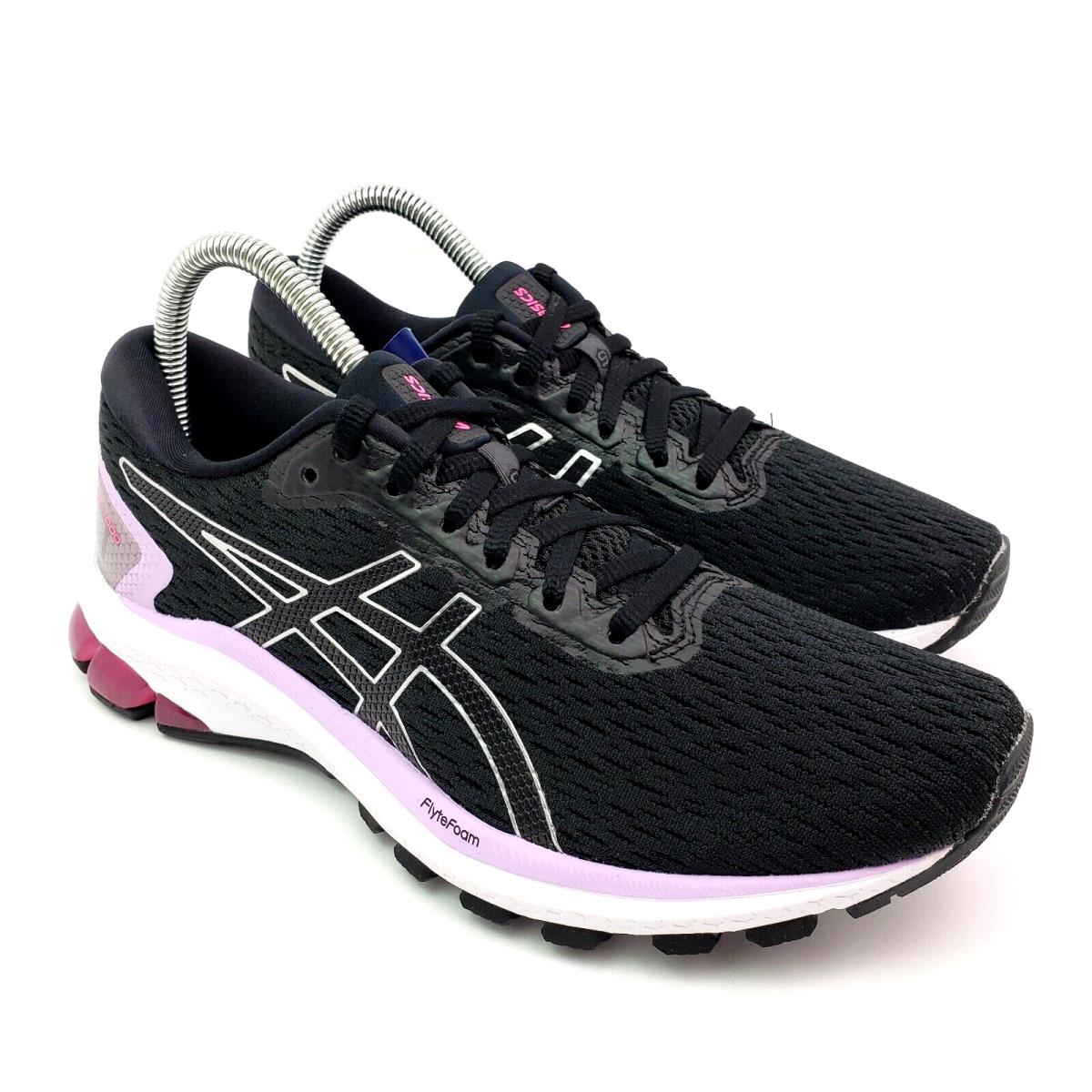 Asics GT-10000 9 Womens Size 8 Black Silver Running Sneaker Shoes 1012A651-002