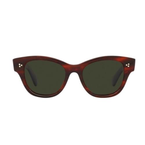 Oliver Peoples 0OV5490SU Eadie 1725P1 Red Tortoise/G-15 Polarized Sunglasses