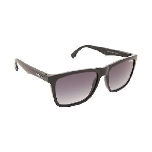 Carrera sunglasses  - Black/Dark Gray Gradient , Black Frame, Gray Lens 7