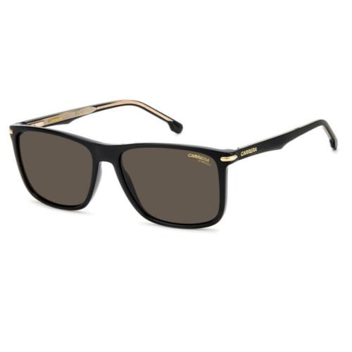 Carrera 298/S 0807/IR Black/grey Rectangle Men`s Sunglasses