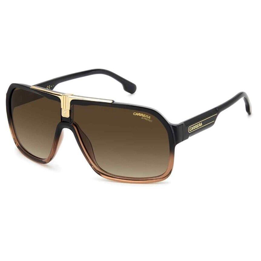 Carrera 1014/S 0R60/HA Black/brown Gradient Men`s Sunglasses