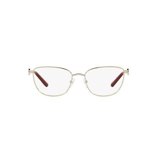 Tory Burch TY1067 3297 Shiny Gold Metal Demo Lens 52 mm Women`s Eyeglasses