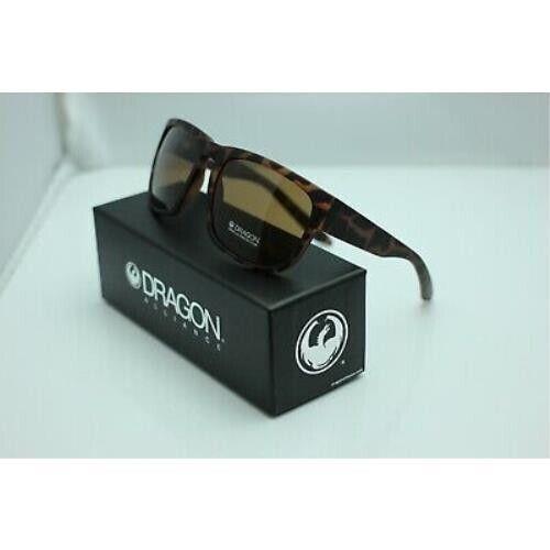 2021 Dragon Rune Sunglasses Lens Matte Black Frame Matte Tort UV