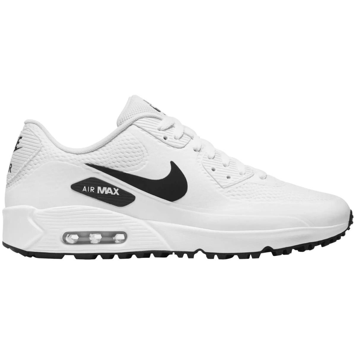Nike Air Max 90 G Men`s Golf Shoes All Colors US Sizes 7-14 White/Black