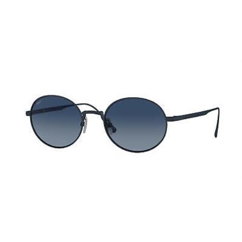 Persol PO5001ST 8002Q8 Oval Brushed Navy Azure Grad Blue 51 mm Unisex Sunglasses