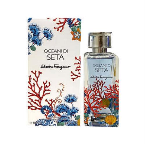 Oceani Di Seta by Salvatore Ferragamo For Unisex Edp 3.3 / 3.4 oz