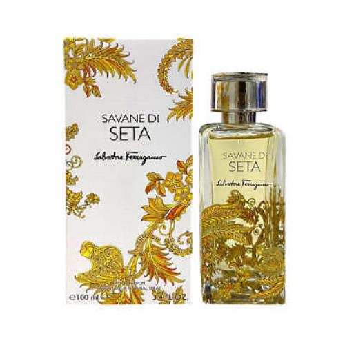 Savane Di Seta by Salvatore Ferragamo For Unisex Edp 3.3 / 3.4 oz