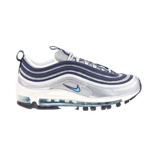 Nike Air Max 97 Women`s Shoes Metallic Silver-chlorine Blue DQ9131-001 - Metallic Silver-Chlorine Blue