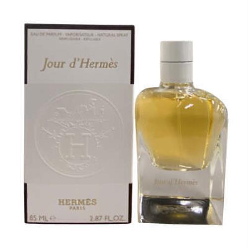 Jour D`hermes by Hermes Perfume For Women Edp 2.87 oz Refillable