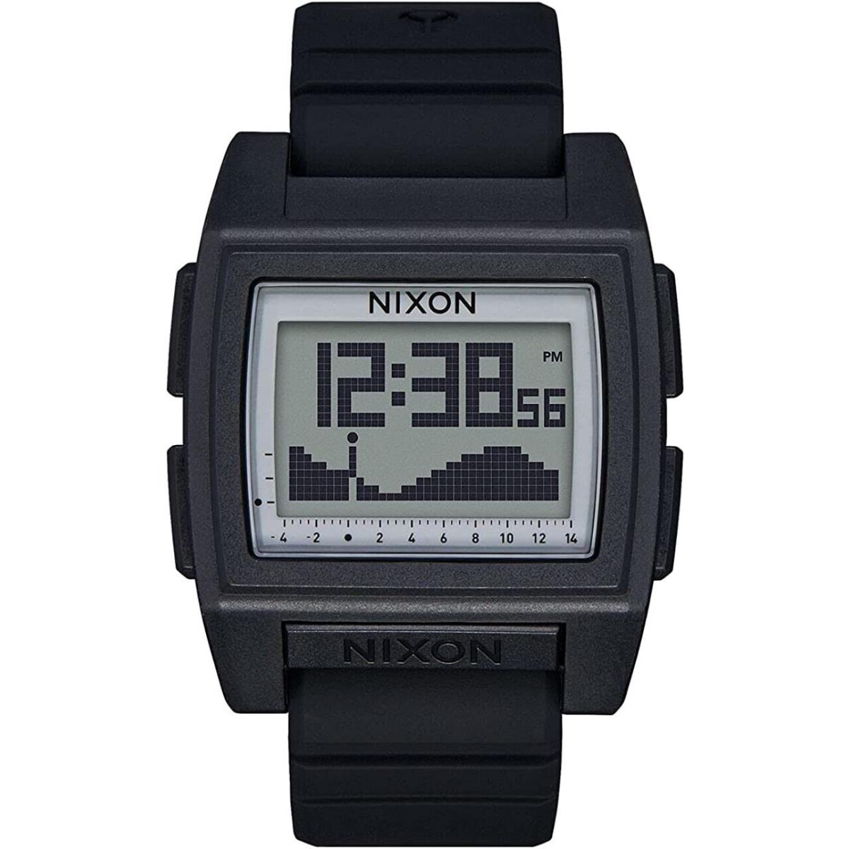 Nixon A1307867-00 Base Tide Pro Surf Wrist Watch - Black