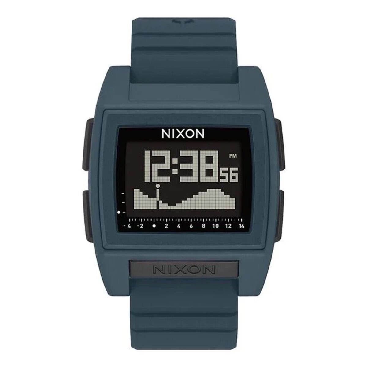Nixon A13072889-00 Base Tide Pro Surf Wrist Watch - Dark Slate