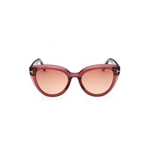 Tom Ford TF 938 69T Tori Sunglasses Bordeaux Cat Eye FT 938 69T