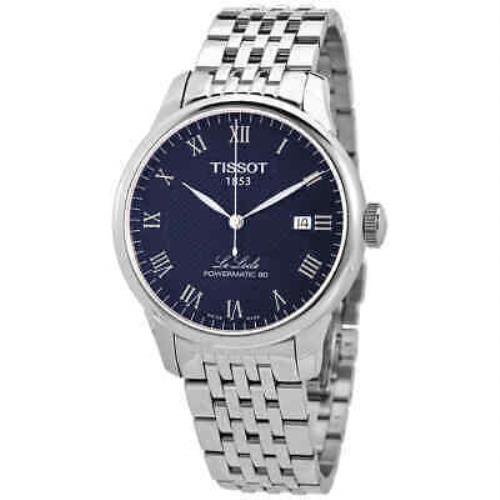 Tissot Le Locle Automatic Blue Dial Men`s Watch T006.407.11.043.00 - Blue Dial, Silver-tone Band