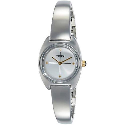 Timex TW2R70100 Women`s Analog Silver-tone Watch Steel Bracelet