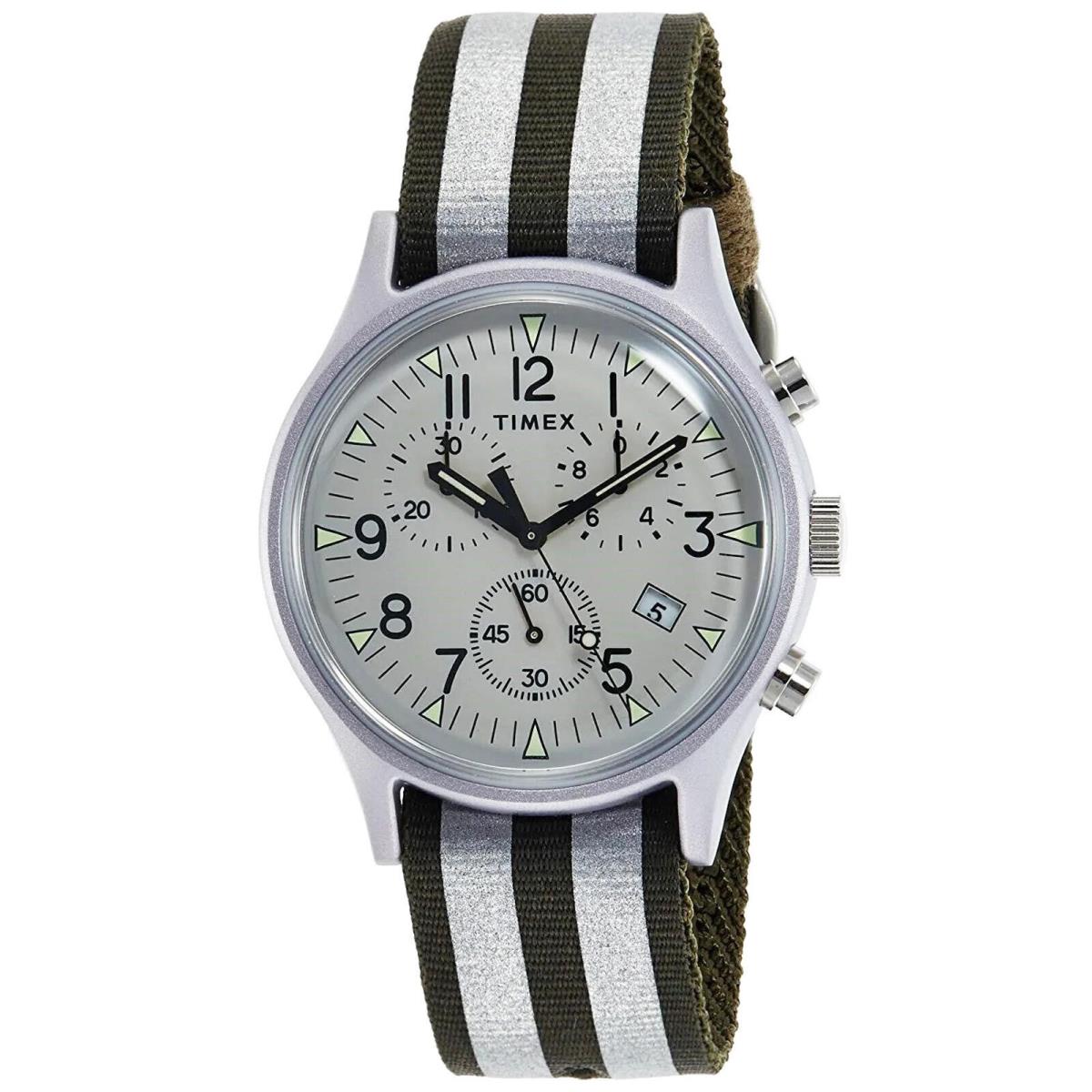 Timex TW2R81300 MK1 Men`s Analog Chronograph Round Watch Nylon Strap