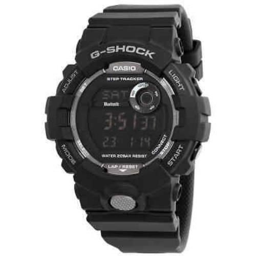 Casio Premier G-shock Perpetual Alarm World Time Chronograph Quartz Digital - Dial: Black, Band: Black, Bezel: Black
