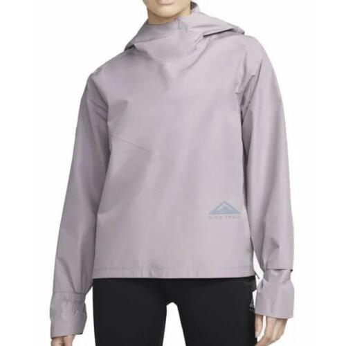 Nike Trail Gore-tex Infinium Running Jacket Plum Fog DM7565-501 Women Sz S
