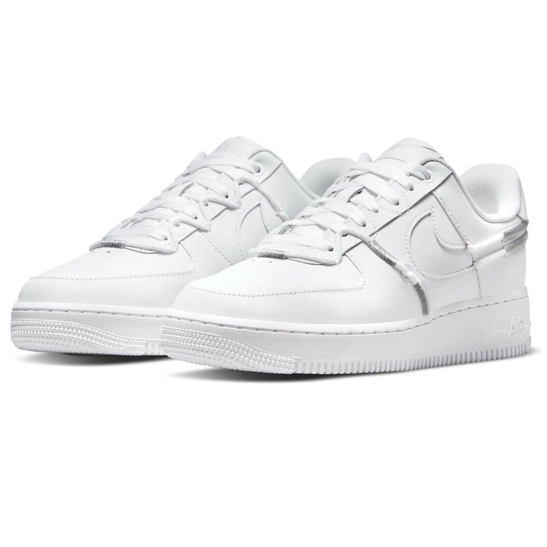 Nike Air Force 1 `07 LX Womens Size 6.5 Shoes DH4408 101 White Silver