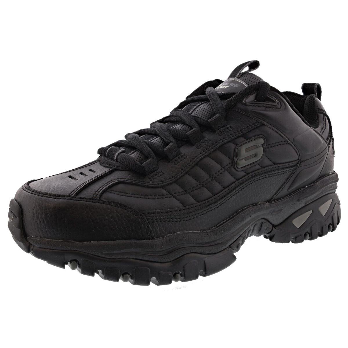 Skechers Men`s Energy- Afterburn 50081EW/BLK 2E Wide Width Road Running Shoes