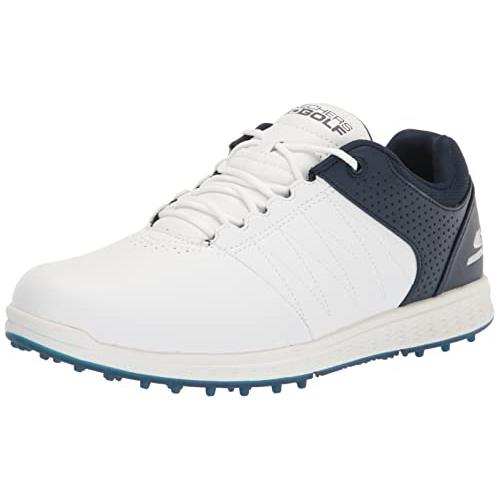 Skechers Men`s Pivot Spikeless Golf Shoe - Choose Sz/col White/Navy