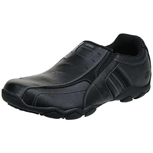 Skechers Usa Men`s Diameter-nerves Slip-on Loafer - Choose Sz/col Black Leather