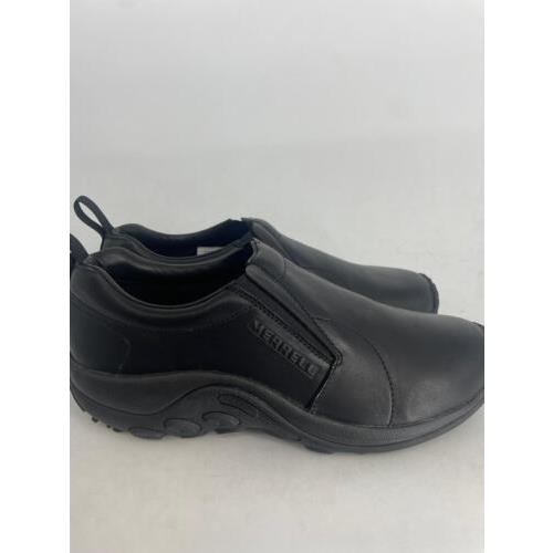 Merrell Mens Jungle Moc Leather 2 Comfortable Black Slip-on Shoes J17199 Size 10