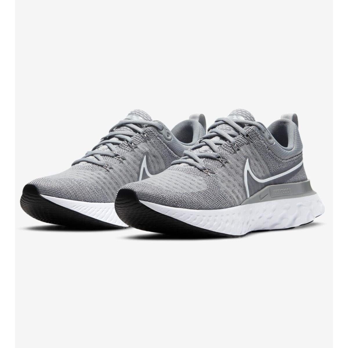 Women`s Nike React Infinity Run Flyknit 2 Grey Running Shoes CT2423-001