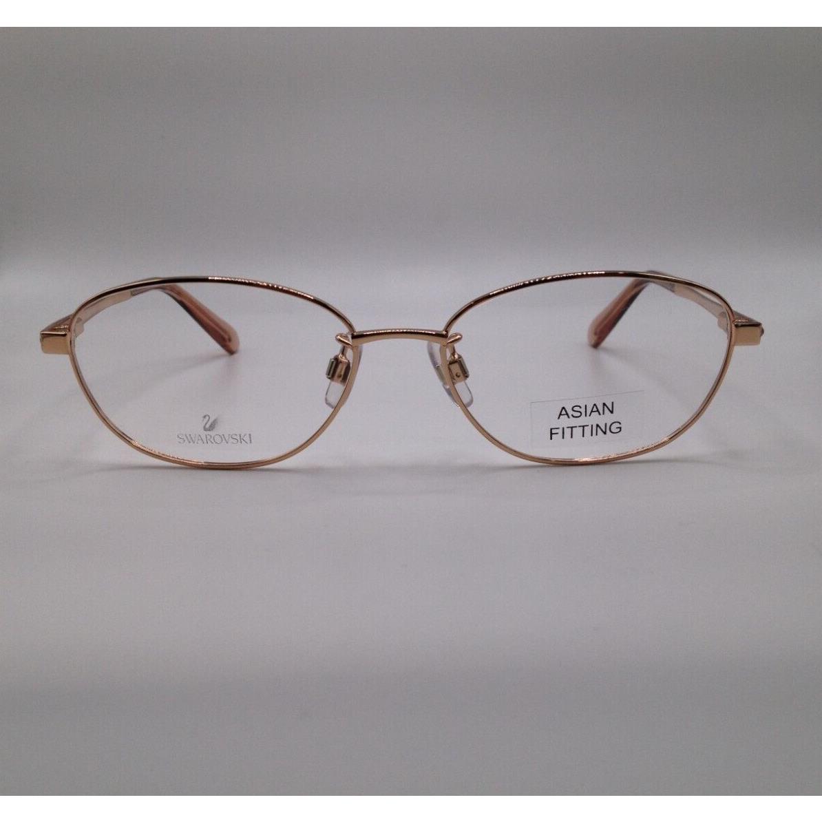 Swarovski SK 5376-D 033 Rose Gold Metal Eyeglasses Frame 54-16-145 Asian Fit