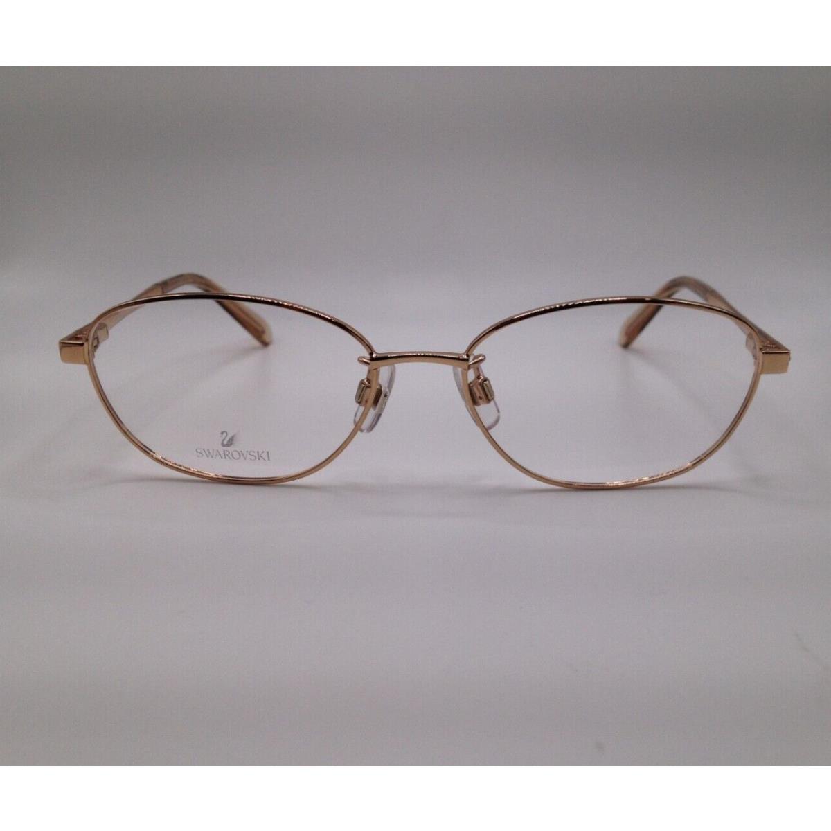 Swarovski SK 5376-D 028 Gold Metal Eyeglasses Frame 54-16-145 Asian Fit SK5376-D