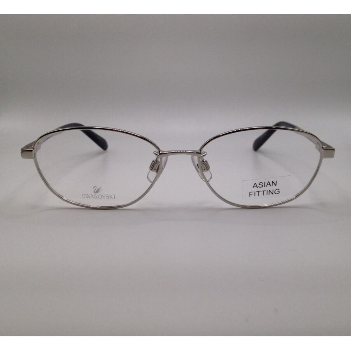 Swarovski SK 5376-D 016 Silver Metal Eyeglasses Frame 54-16-145 Asian Fit 5376D