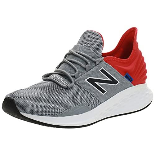 New Balance Men`s Fresh Foam Roav V1 Sneaker - Choose Sz/col Steel/Velocity Red/Black